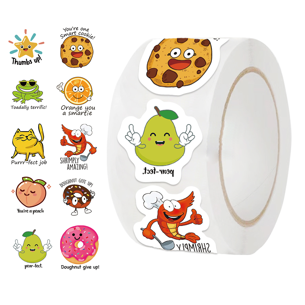 500Pcs/Roll Kawaii Decal Stude - Kids Education Motivation review and price