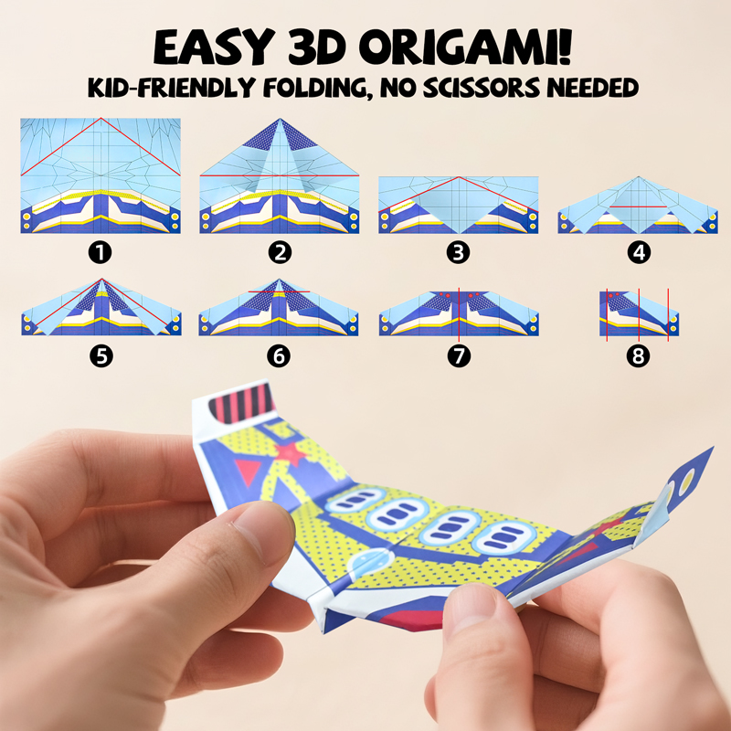 36 Sheets Paper Airplane Origa - Kids Education Things review and price