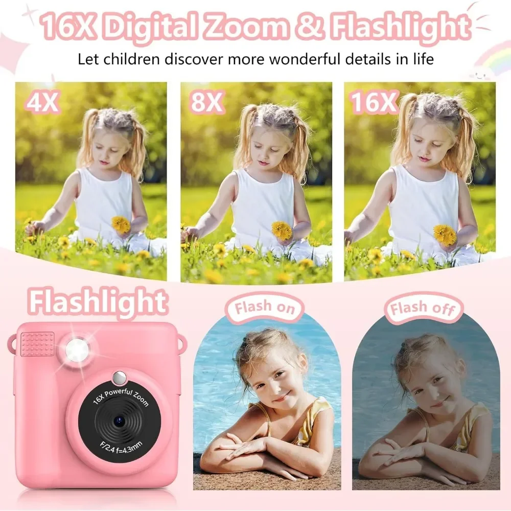 Instant Print Camera for Kids, - Japanese Kids Education review and price