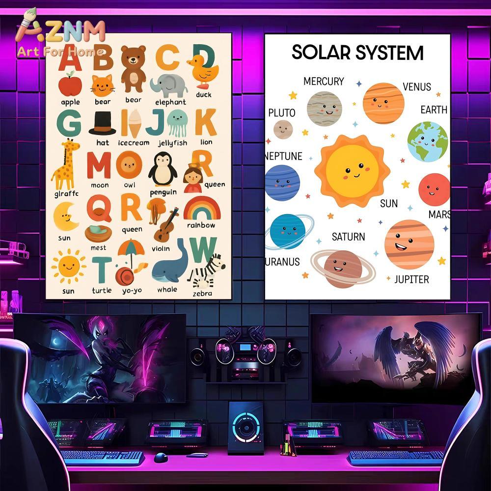 AZNM Kids Educational Canvas W - Kids Education Nursery review and price