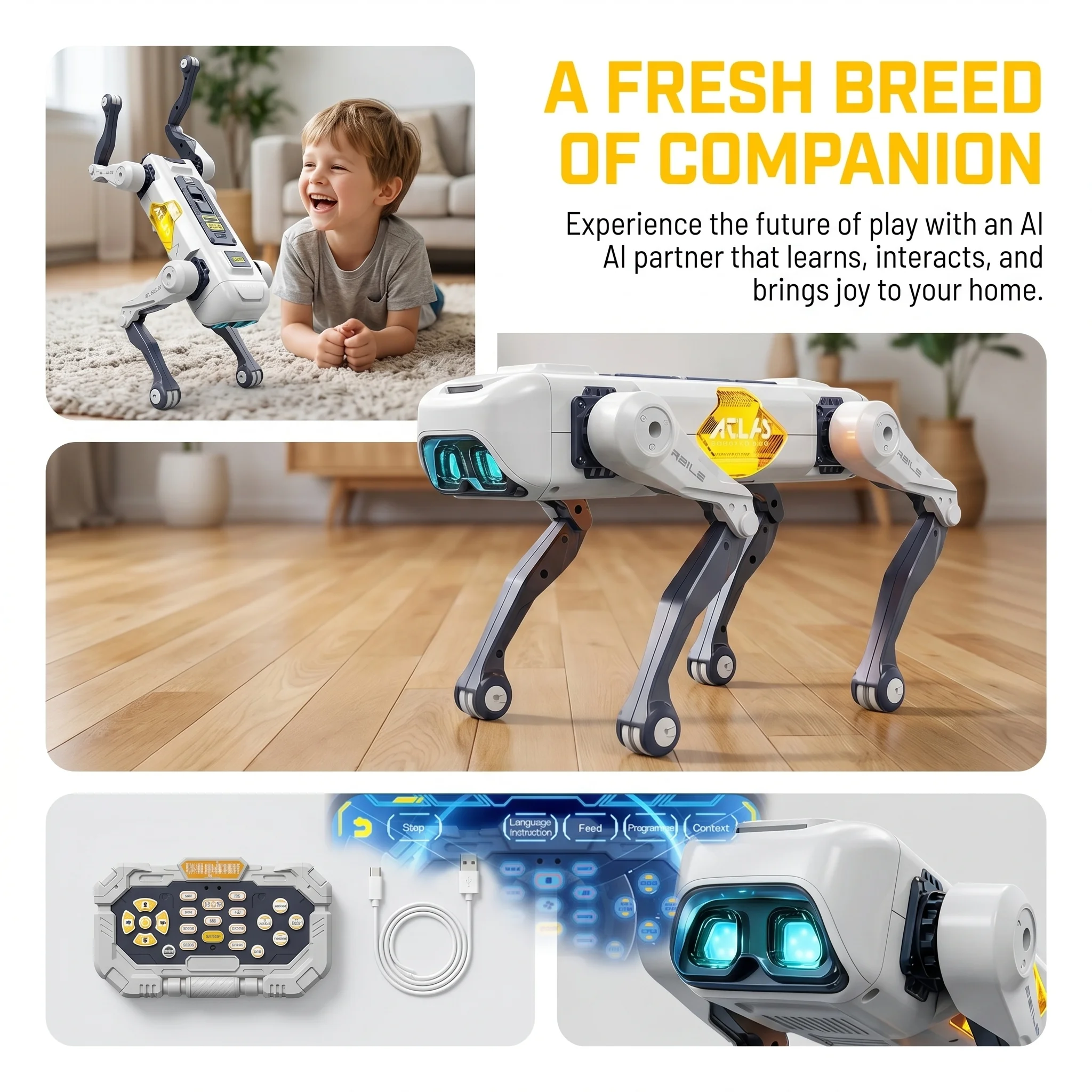 AI Smart Robot Dog, Voice & AP - Kids Education Things review and price