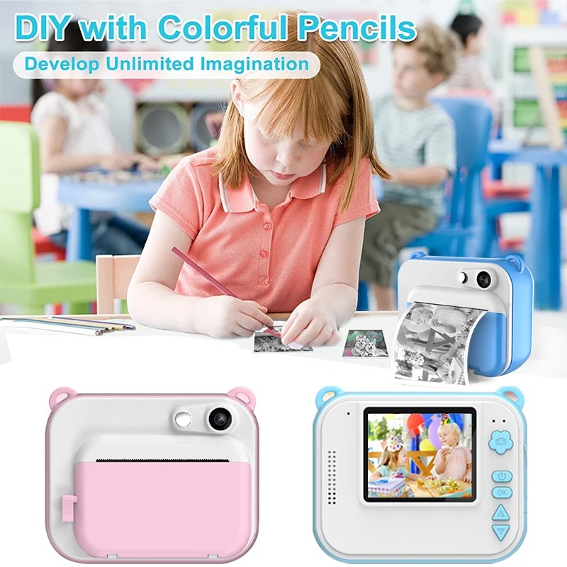 Children's Camera With Print K - Japanese Kids Education review and price
